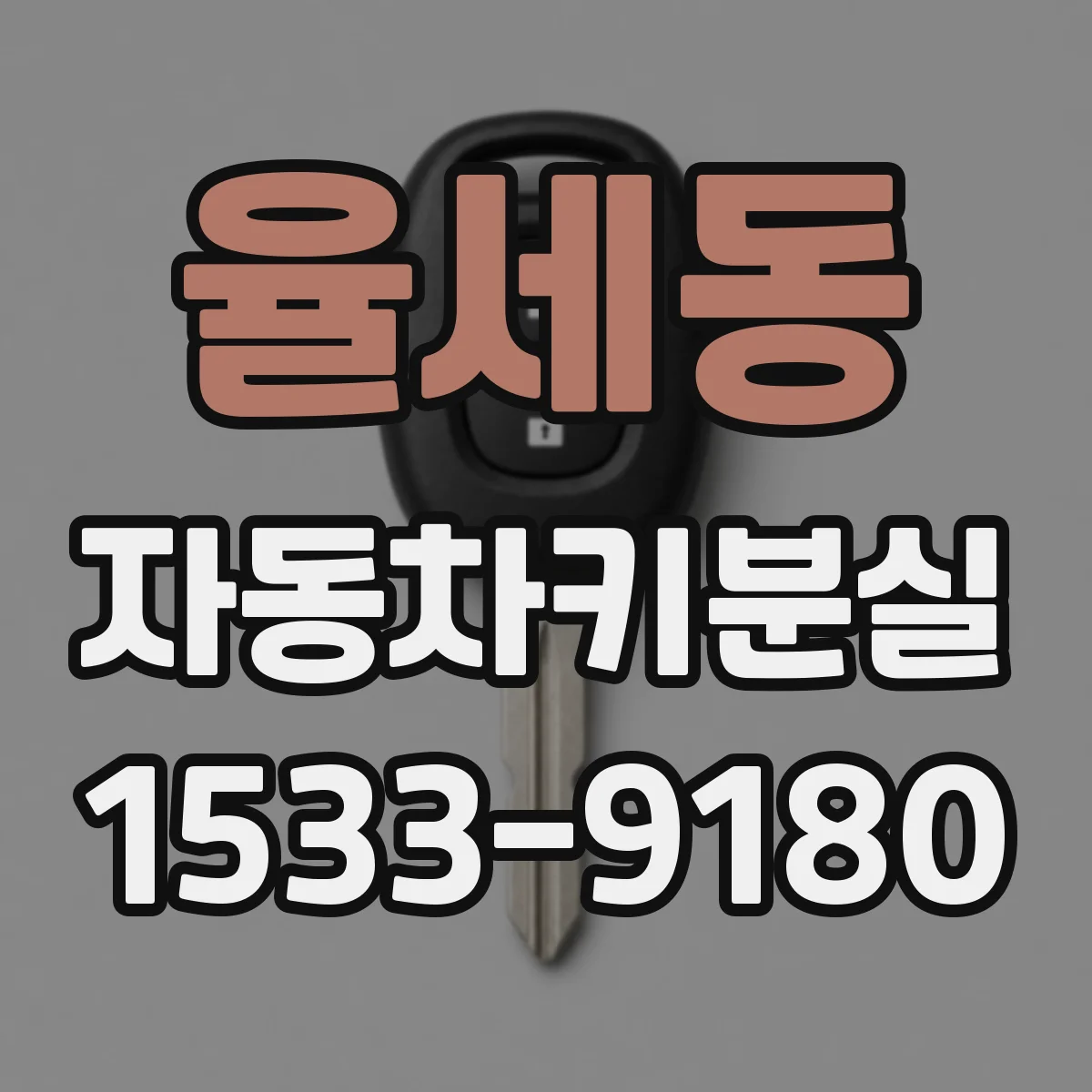 율세동 자동차키분실