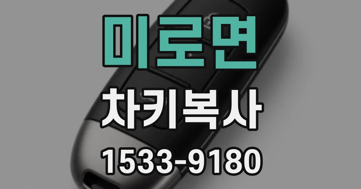 미로면 차키복사