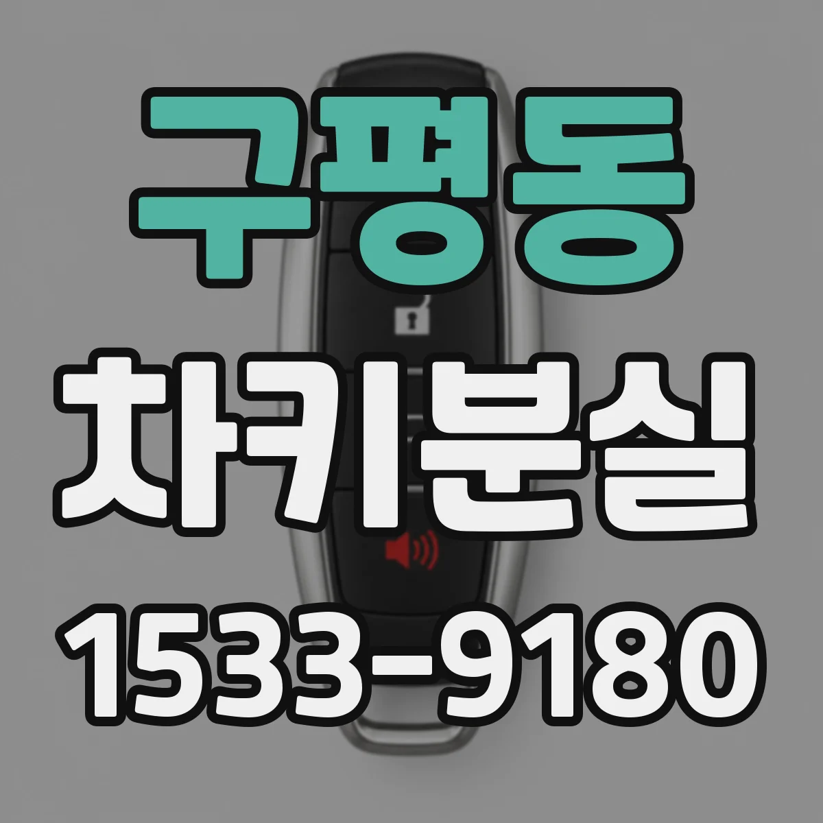 구평동 차키분실