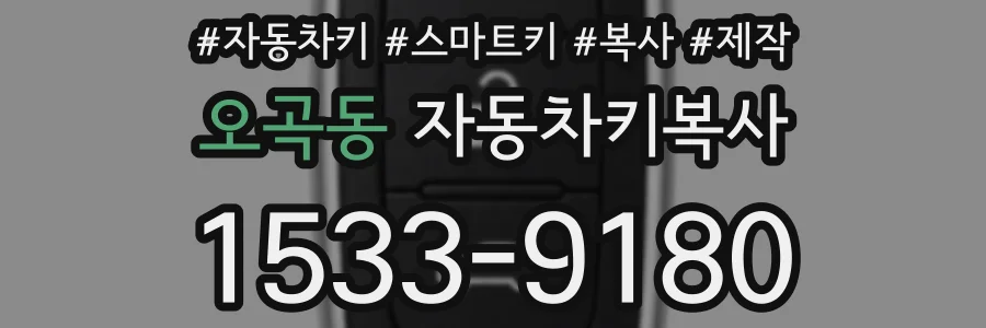 오곡동 자동차키복사