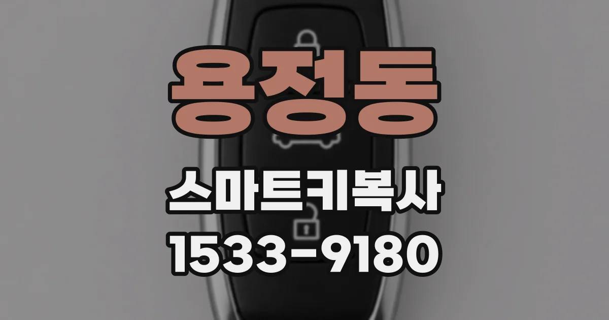 용정동 스마트키복사