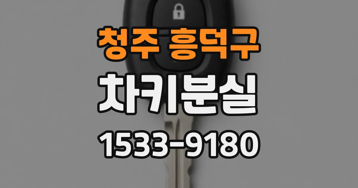 청주 흥덕구 차키분실