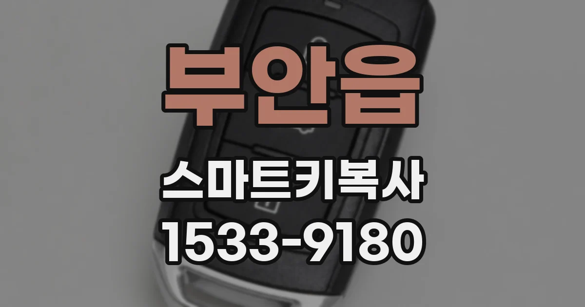 부안읍 스마트키복사