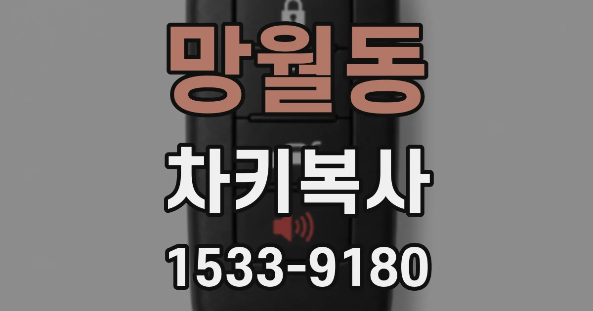 망월동 차키복사
