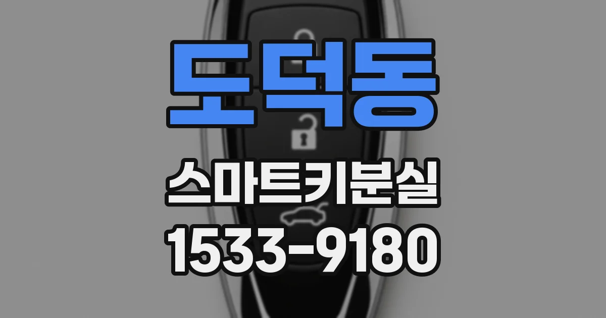 도덕동 스마트키분실