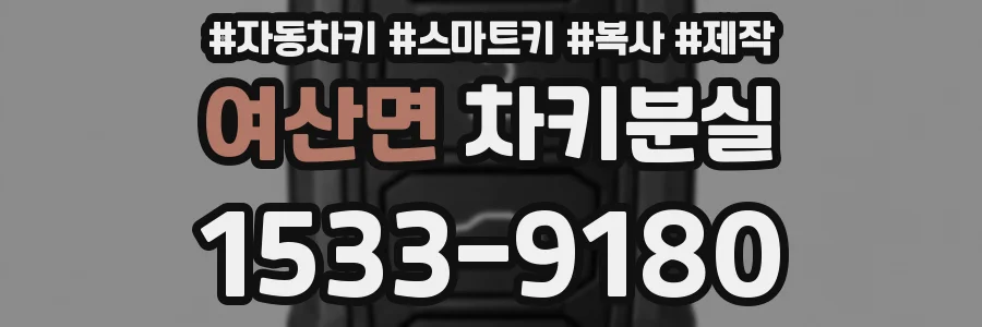 여산면 차키분실