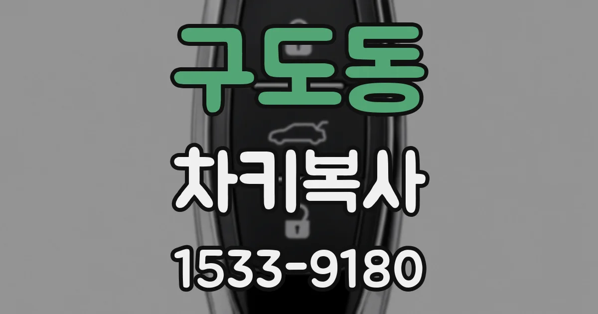 구도동 차키복사