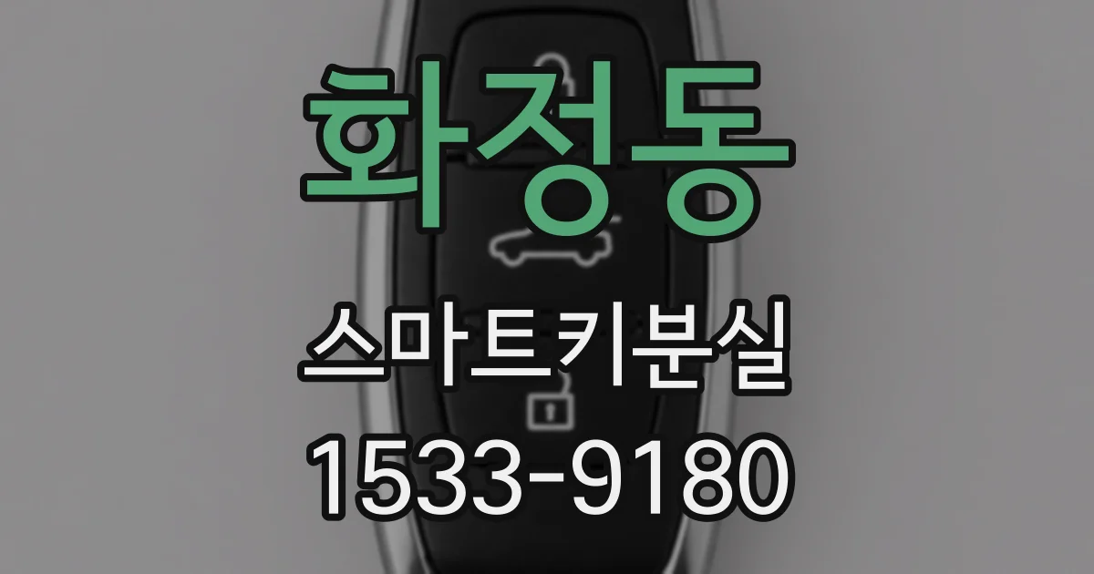 화정동 스마트키분실