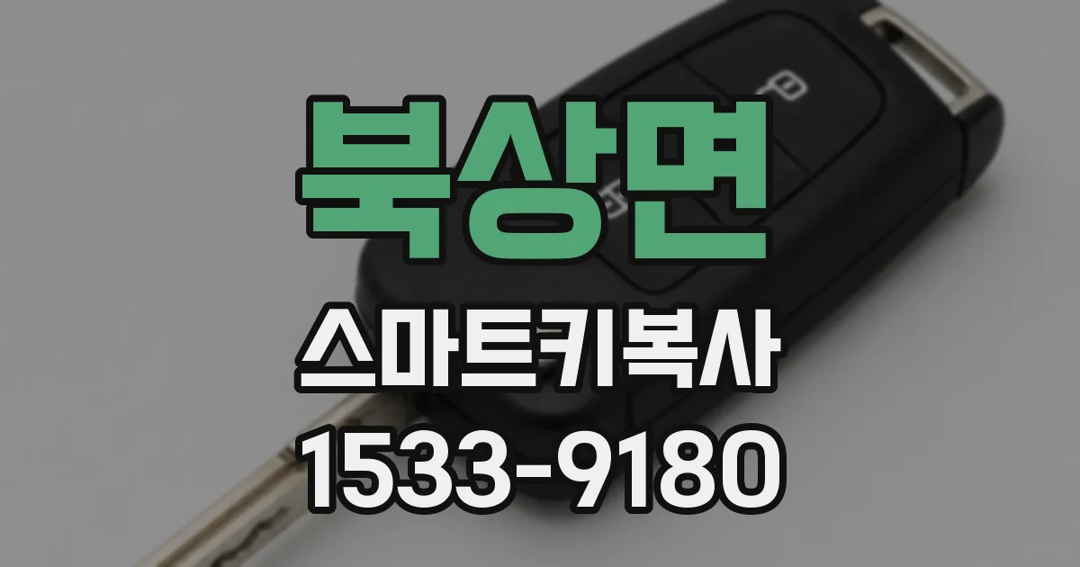 북상면 스마트키복사