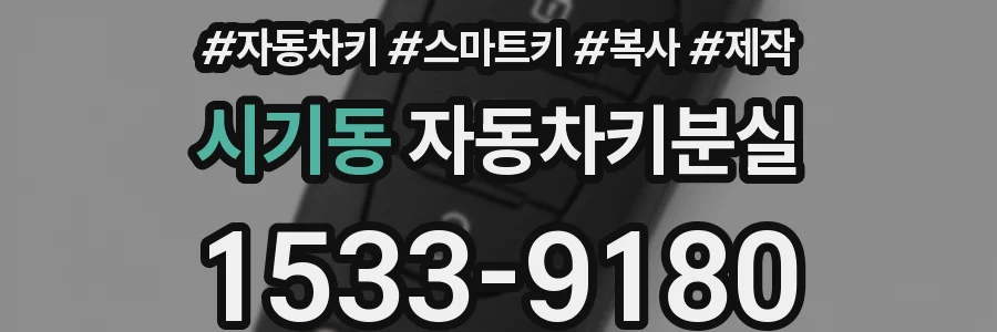 시기동 자동차키분실