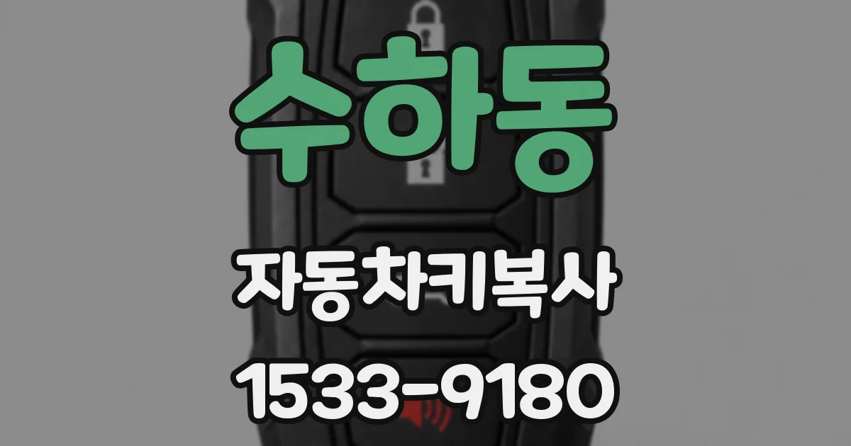 수하동 자동차키복사