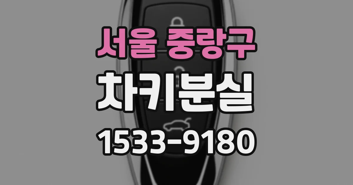서울 중랑구 차키분실