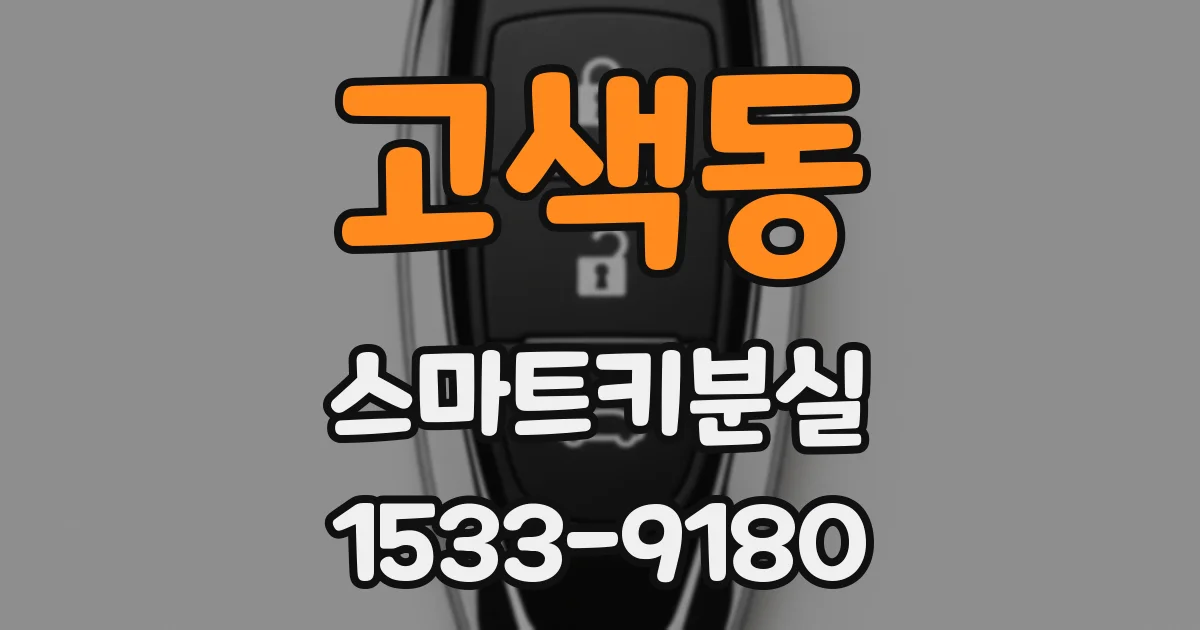 고색동 스마트키분실