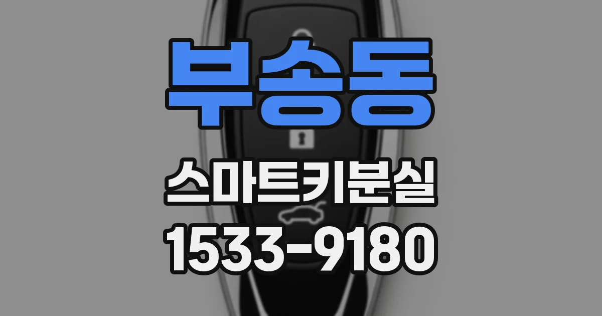 부송동 스마트키분실