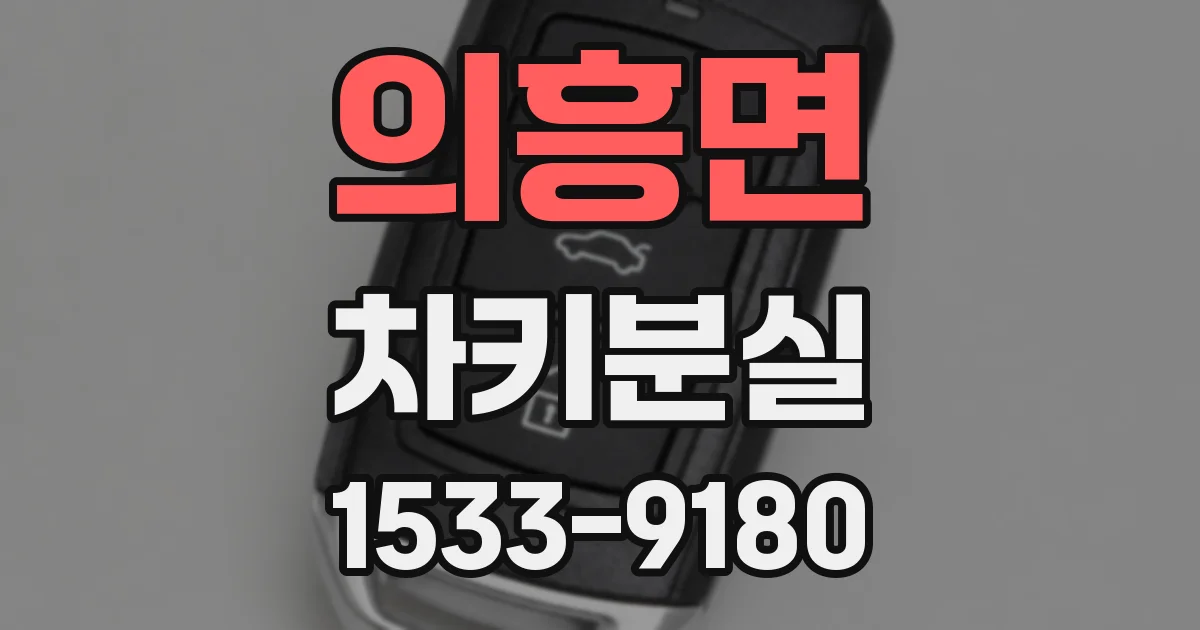 의흥면 차키분실