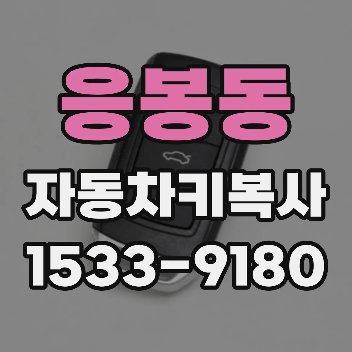 응봉동 자동차키복사