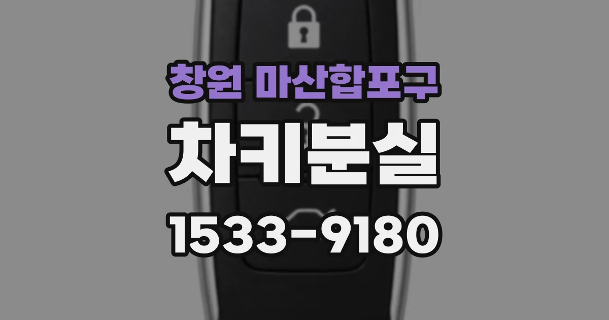 창원 마산합포구 차키분실
