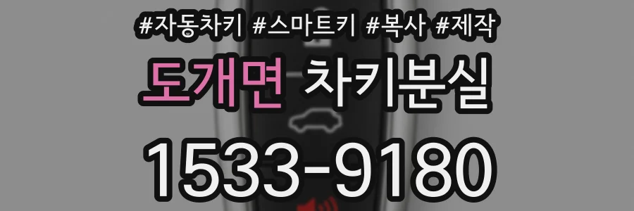 도개면 차키분실