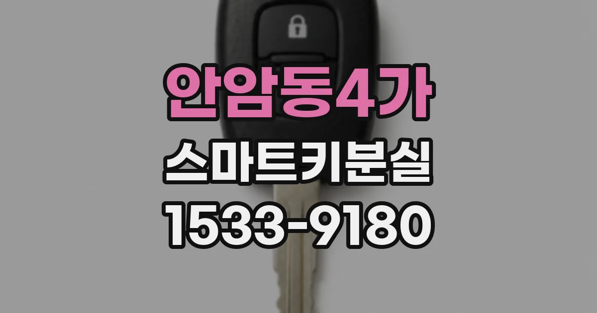 안암동4가 스마트키분실