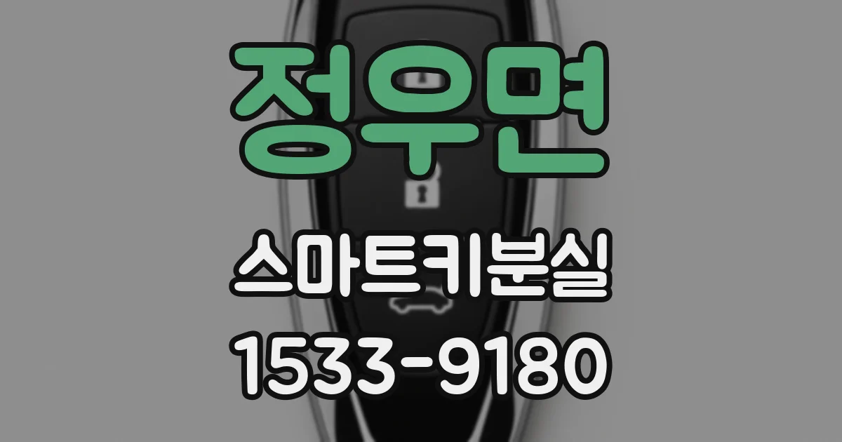 정우면 스마트키분실