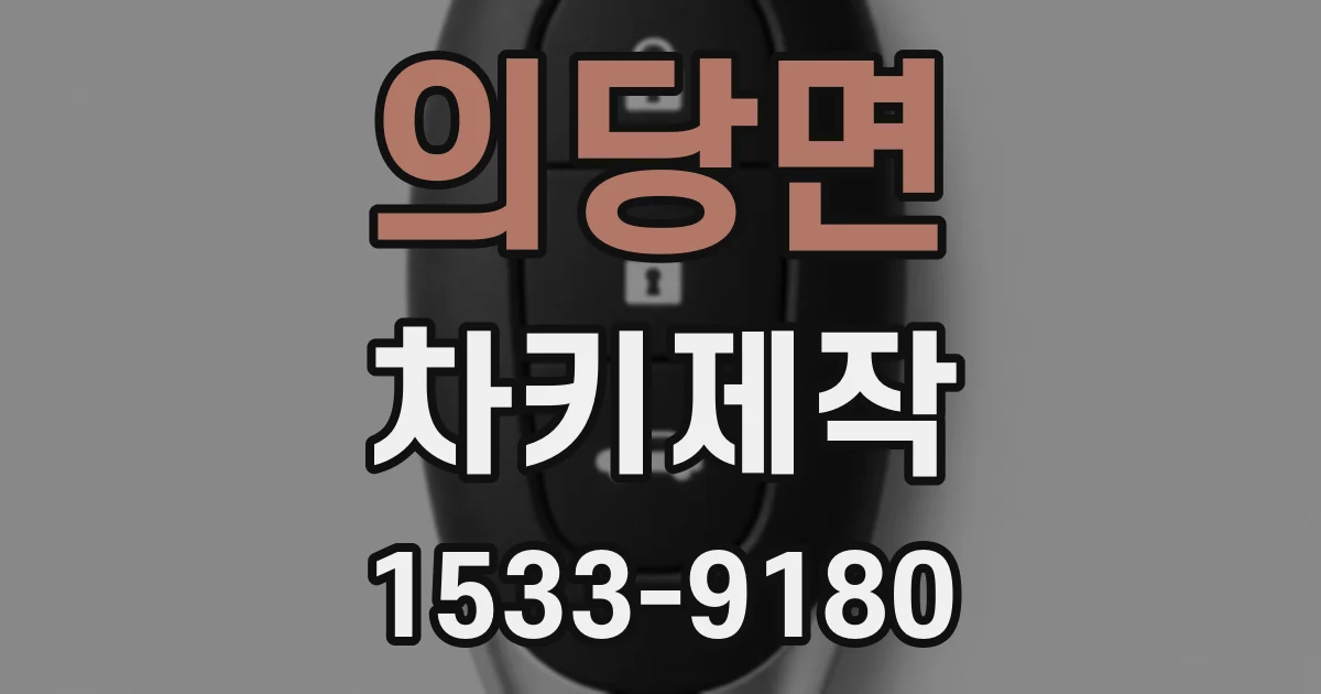 의당면 차키제작
