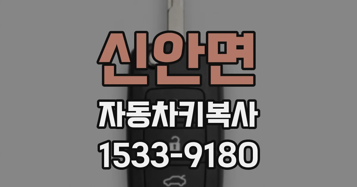 신안면 자동차키복사