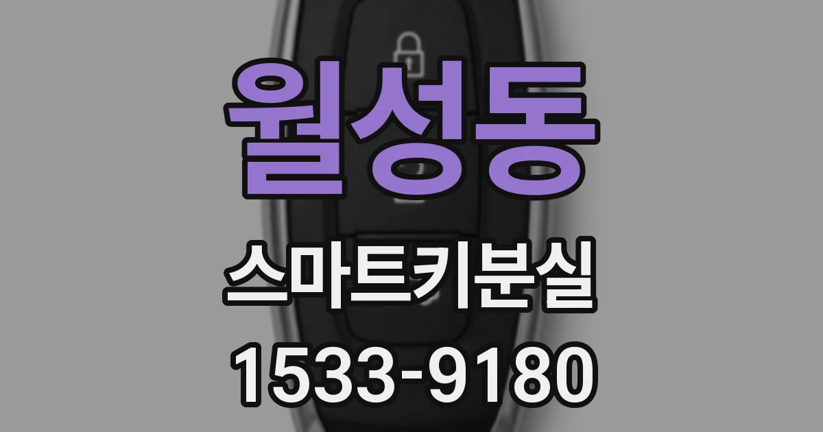 월성동 스마트키분실