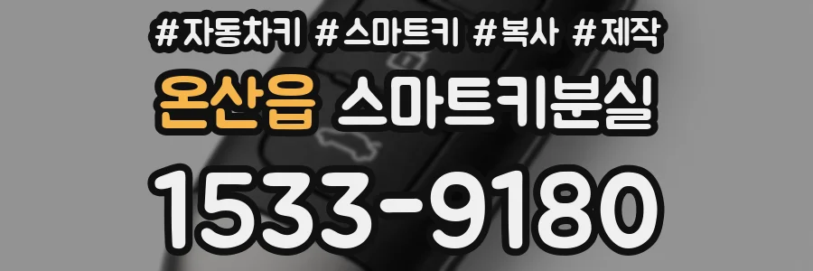 온산읍 스마트키분실