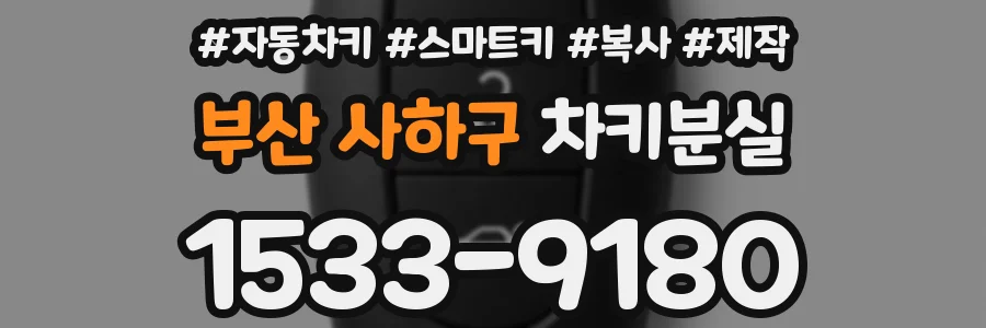 부산 사하구 차키분실