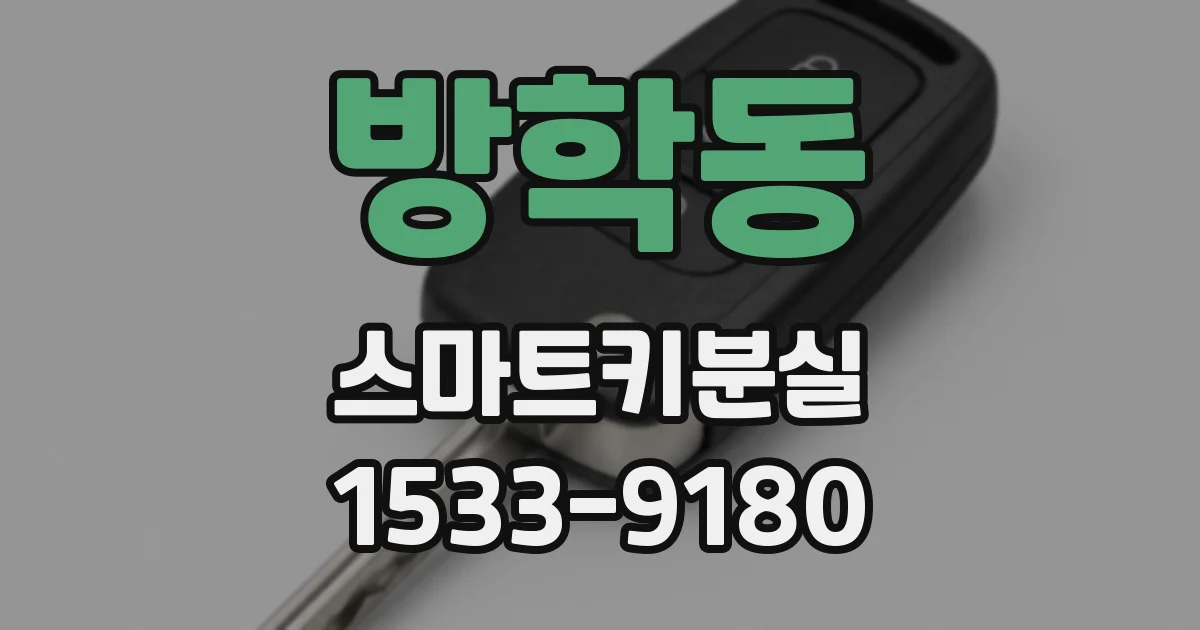 방학동 스마트키분실