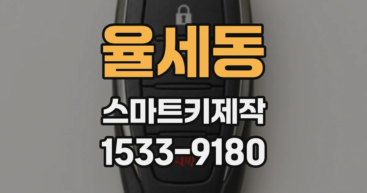 율세동 스마트키제작
