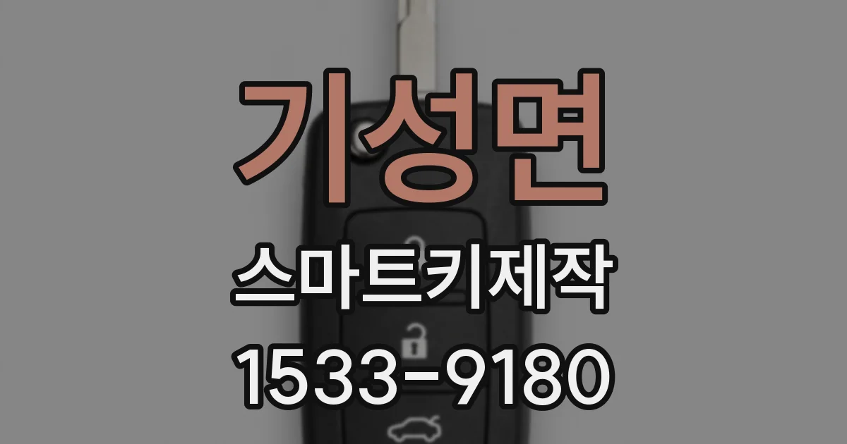 기성면 스마트키제작
