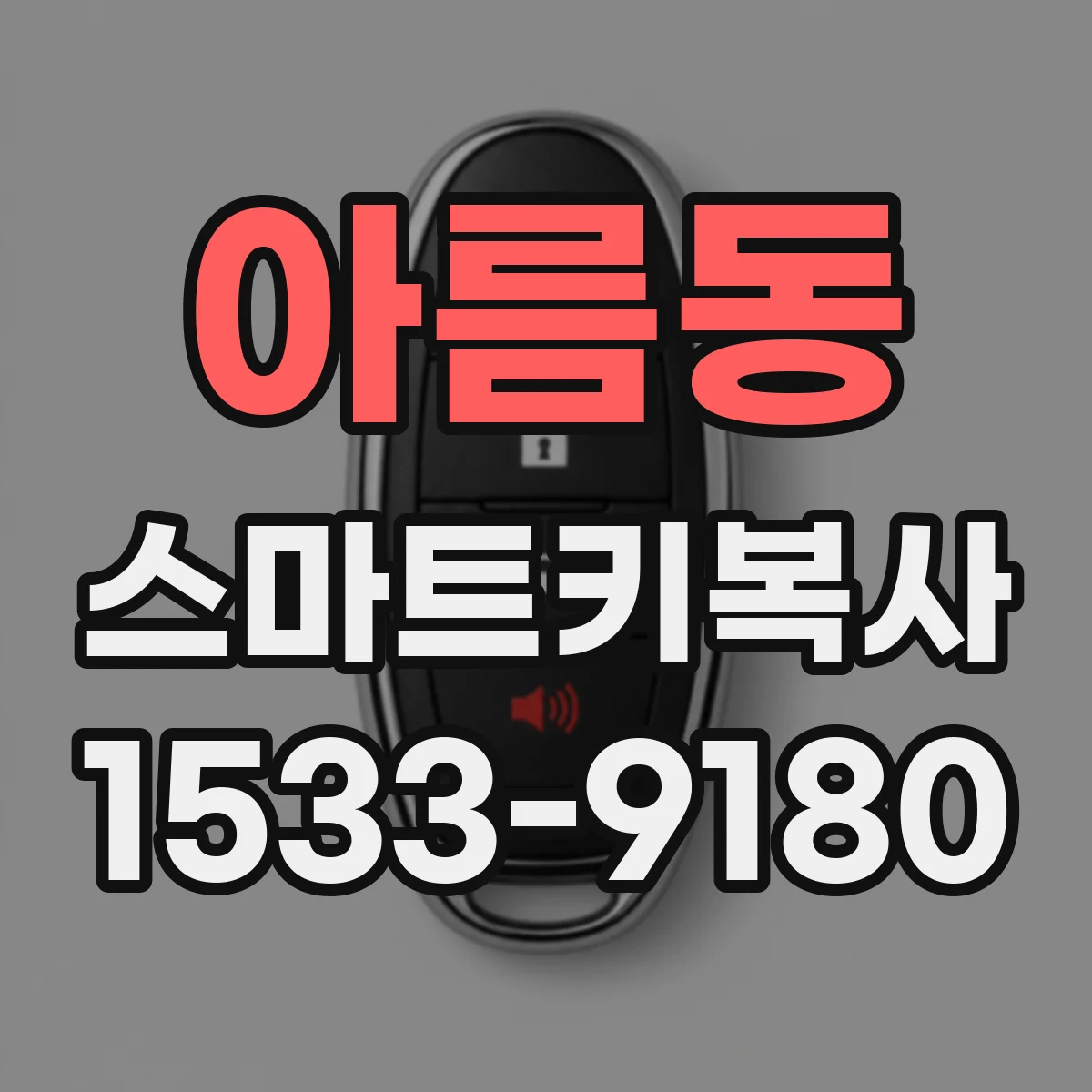 아름동 스마트키복사