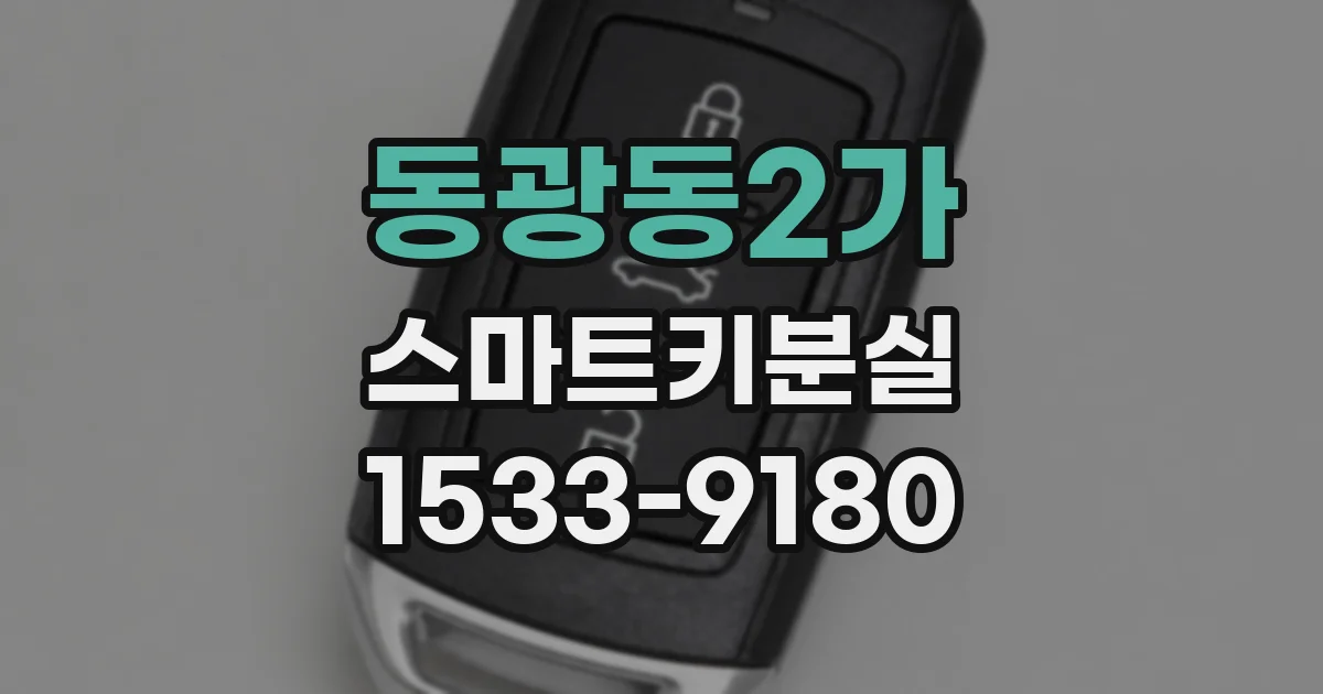 동광동2가 스마트키분실