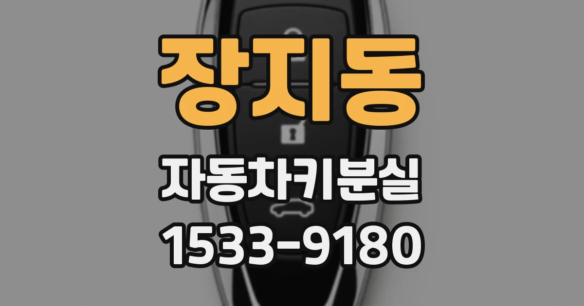 장지동 자동차키분실