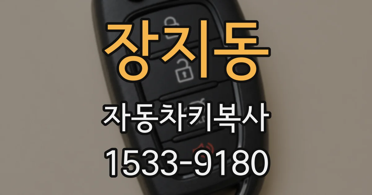 장지동 자동차키복사