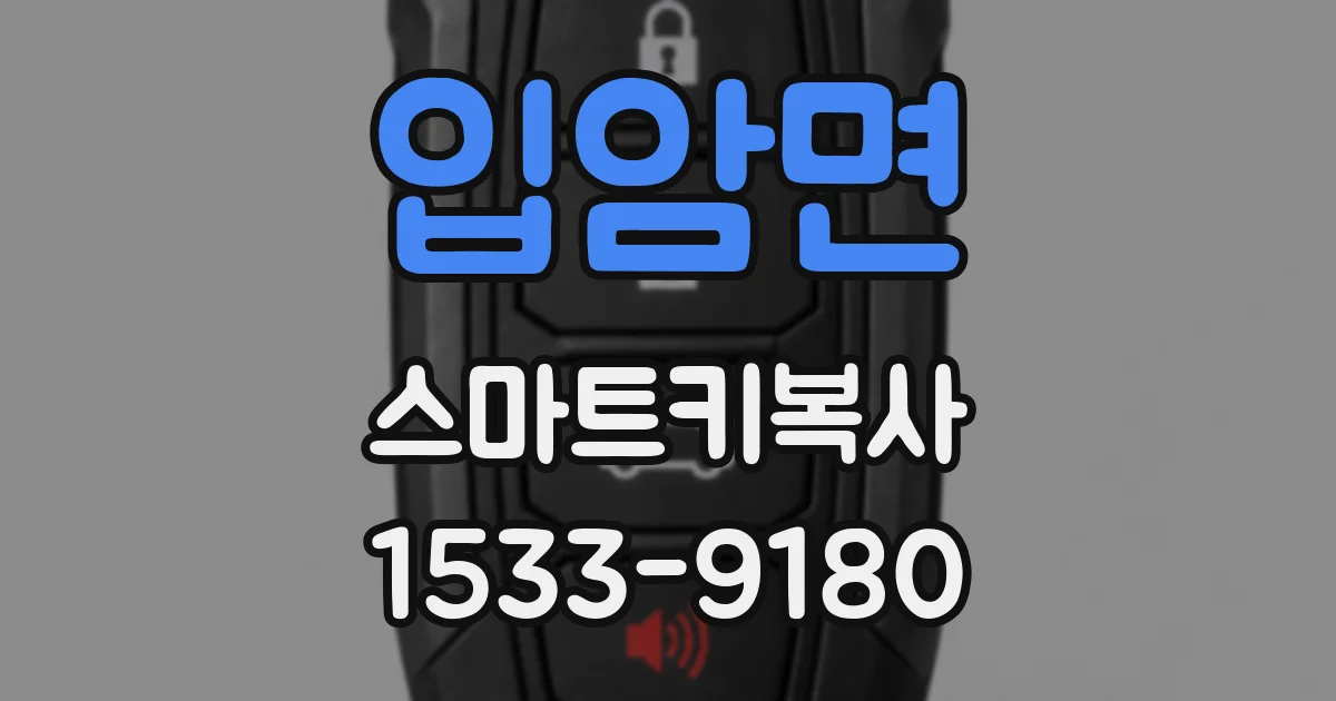 입암면 스마트키복사