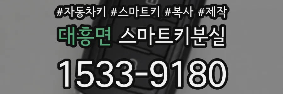 대흥면 스마트키분실