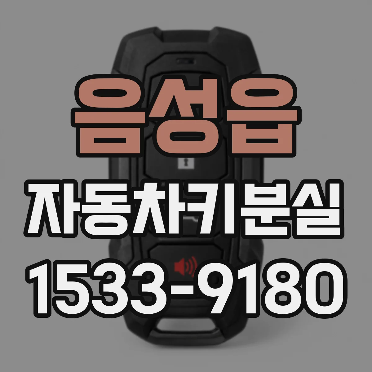 음성읍 자동차키분실