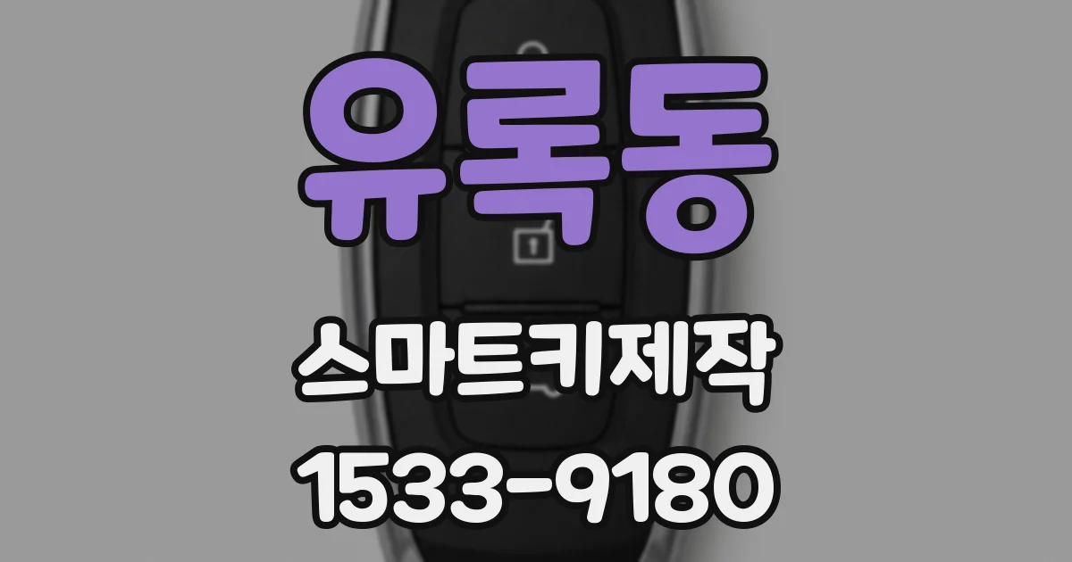 유록동 스마트키제작