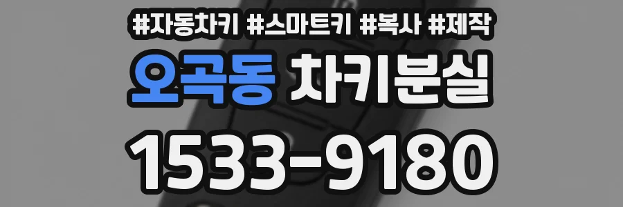 오곡동 차키분실