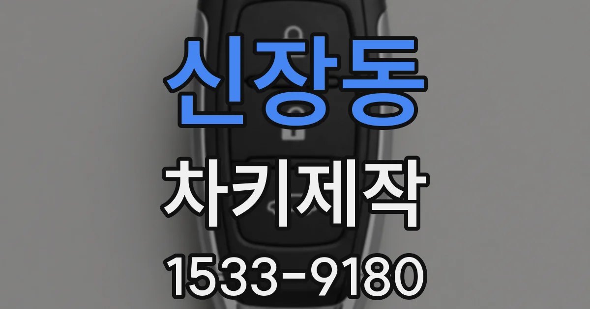 신장동 차키제작