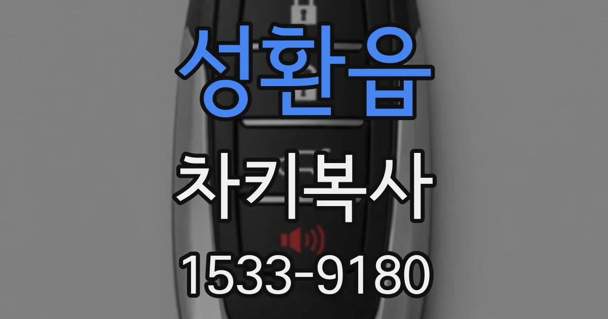 성환읍 차키복사