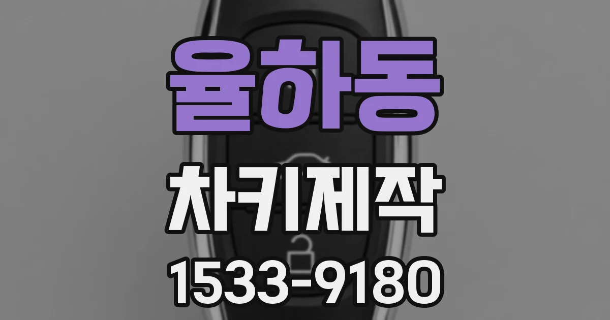 율하동 차키제작