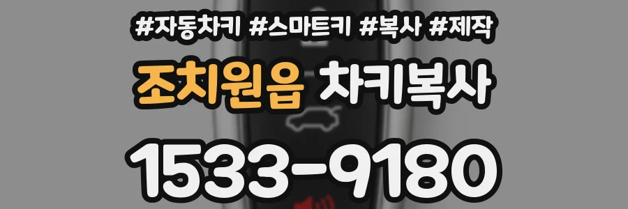 조치원읍 차키복사
