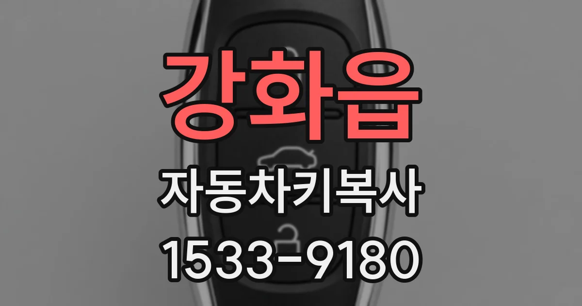 강화읍 자동차키복사