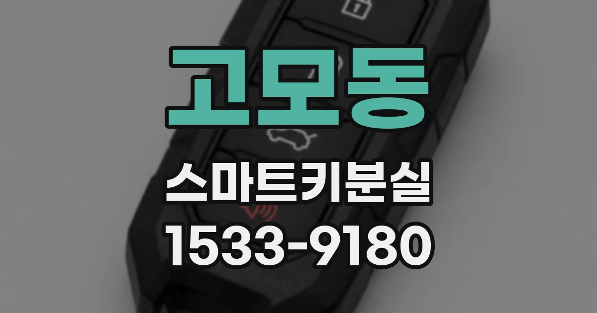 고모동 스마트키분실