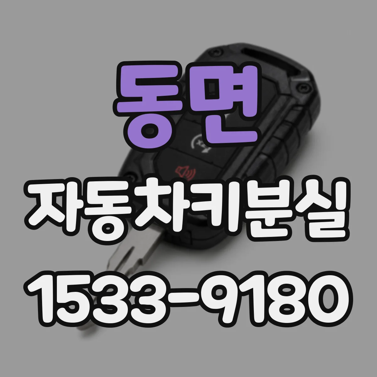 동면 자동차키분실