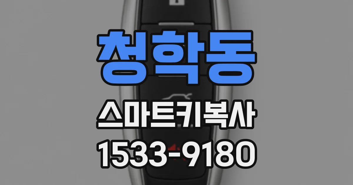 청학동 스마트키복사
