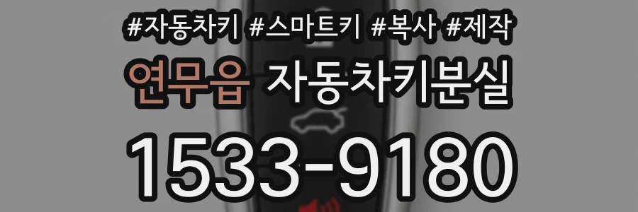 연무읍 자동차키분실
